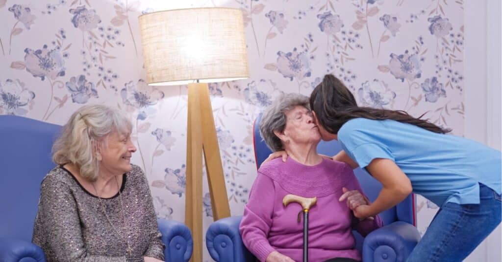 Senior Assisted Living: Why Asking For Help Shows Love 2 Older Senior Ladies In Senior Assisted Living